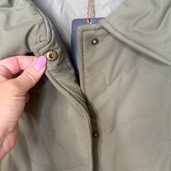 NWT BASS OUTDOOR Women's Quilted Long-Sleeve Jacket Green Large - Picture 6 of 7